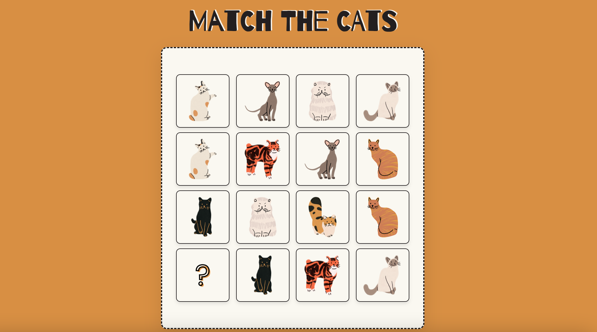 Match the cat